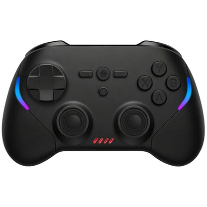 Joso Mobile Gaming Controller, Wireless Game Controller for iPad/Tablet/iPhone/Android/Switch/Switch 2/Lite/OLED/PC, Handheld Gamepad with Hall Effect Joysticks/Triggers/6-Axis Gyro - Black - color: Black