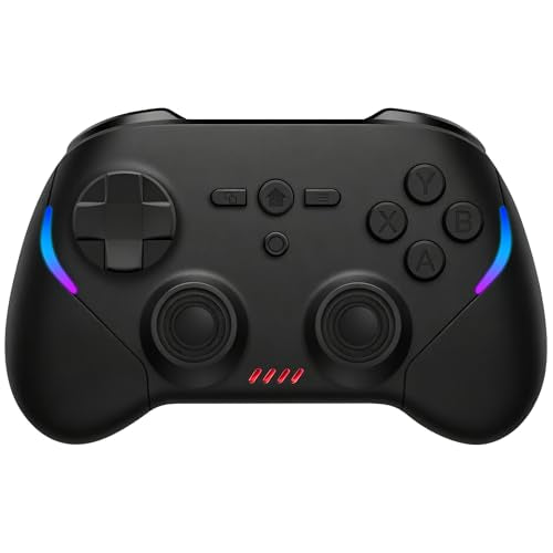 Joso Mobile Gaming Controller, Wireless Game Controller for iPad/Tablet/iPhone/Android/Switch/Switch 2/Lite/OLED/PC, Handheld Gamepad with Hall Effect Joysticks/Triggers/6-Axis Gyro - Black - color: Black