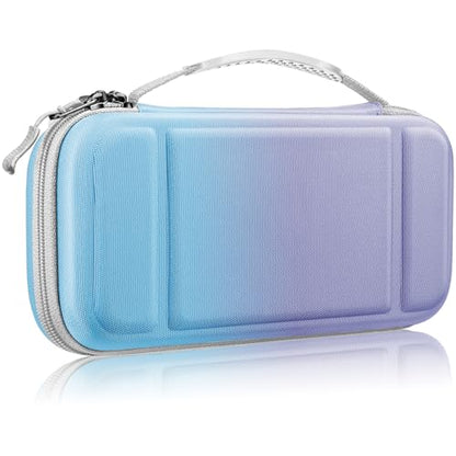 FINTIE Carrying Case for Nintendo Switch / Switch OLED Model (2021) | Shockproof, Hard Shell Protective Cover, Portable Travel Storage Bag, 10 Game Card Slots & Inner Pocket - color: Evening Ombre