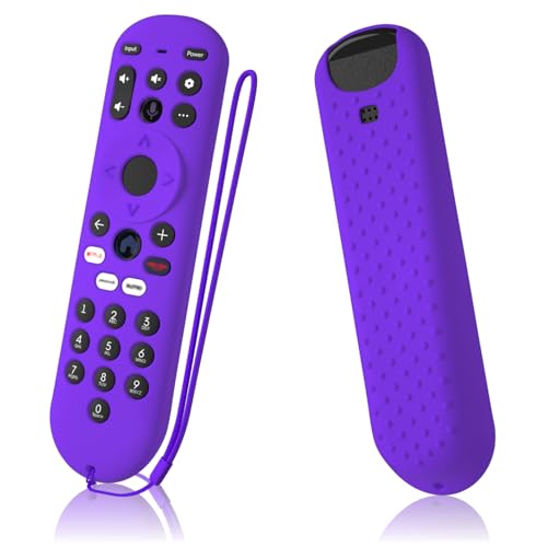 Remote Control Cover for Xumo Steam Box Remote Silicone Case Compatible with Pioneer Xumo TV Remote Shockproof Protective Silicone Sleeve (Purple) - color: purple