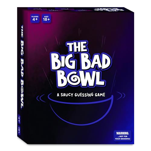 Gouda Games Big Bad Bowl – Ultimate 600 Cards Fun Party Game for Adults | Engaging Icebreakers, Hilarious Group Challenges, Guessing Game, Travel-Friendly, Gift for Game Night, Ages 18+