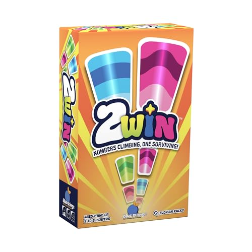 Blue Orange 2WIN Party and Strategy Card Game for Kids and Adults Games - 2 to 6 Players, Ages 7+