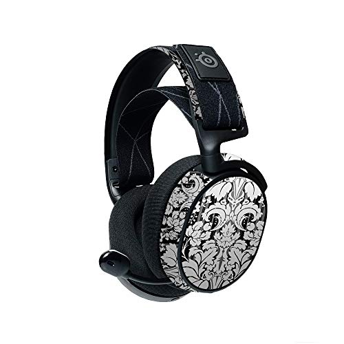 MightySkins Compatible with Steelseries Arctis 7 Gaming Headset (2019) - Floral Retro | Protective, Durable, and Unique Vinyl Decal| Easy to Apply, Remove, and Change Styles | Made in The USA - color: Floral Retro