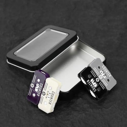SIXPOINTS 4PCS Twin Digits Life Counters Health Tracker Compatible with Magic The Gathering Commander Deck, LCG/RPG/D&D/MTG/CCG/TCG Gaming Table Games - color: 4pcs Color Mixed-b)