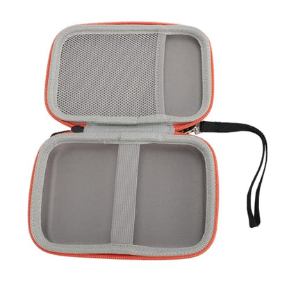 Handheld Game Console Case, Shockproof EVA Travel Storage Bag with Mesh Pocket for R36S R40S PRO RG35XXSP RG353V RG35XX, Portable Gaming Player Case for Outdoor Camping Hiking
