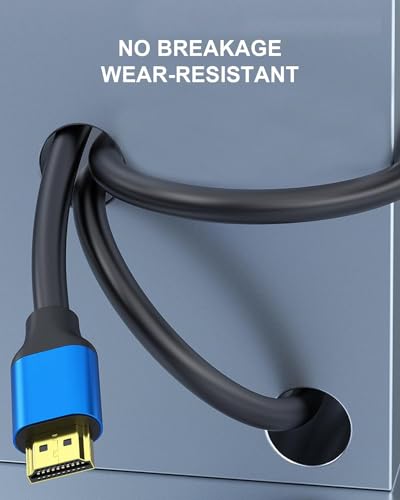 HDMI Cable 5ft/1.5m High Speed HDMI 2.0 Cable | 4K@60Hz for Laptop, Monitor, PS5, PS4,Fire TV