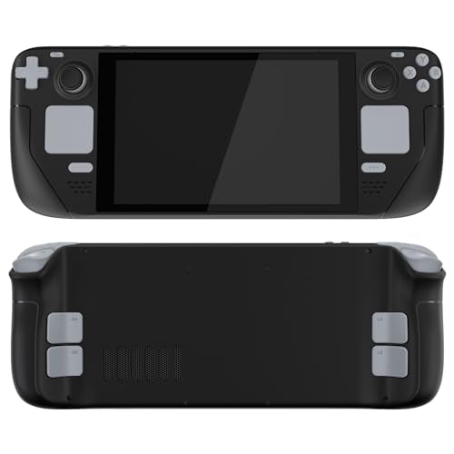 eXtremeRate New Hope Gray Replacement Full Set Buttons for Steam Deck, DIY Custom ABXY D-pad Trackpad Bumpers Triggers Buttons for Steam Deck LCD Handheld Console - Console NOT Included - color: New Hope Gray