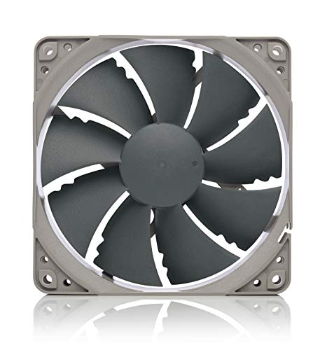 Noctua NF-P12 redux-900, Ultra Quiet Silent Fan, 3-Pin, 900 RPM (120mm, Grey) (Pack of 2) - size: 120x120x25mm (Pack of 2)