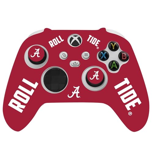 Silicone Gaming Cover Compatible with Xbox Controller - Officially Licensed University of Alabama Crimson Tide Home Design - color: Home-H2