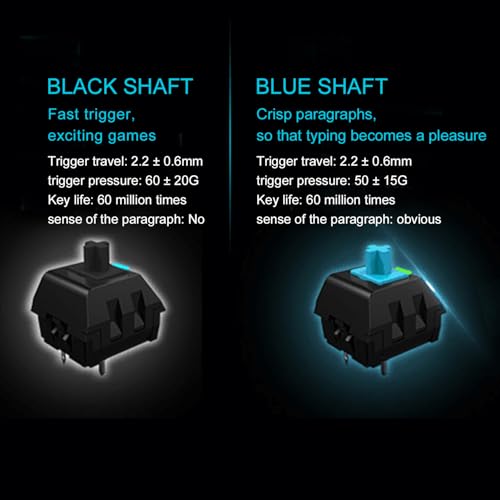 MOTOSPEED CK108 RGB LED Backlit Wired Mechanical Gaming Keyboard, 108 Keys Hot-Swap Mechanical Keyboard w/Aluminum Base, Upgraded Socket and Noise Absorbing Foams, Soft Tactile Black Switch - color: Black Switch, size: 108 Keys