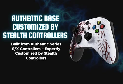 Stealth Controllers Wireless Controller for Xbox Series S, Xbox Series X, Xbox One - Soft Touch Feel - Custom Series S/X Controller (Joker) - color: Joker