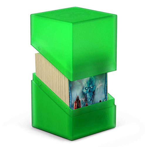 Ultimate Guard Boulder 100+ Classic, Deck Case for 100 Double-Sleeved TCG Cards, Emerald, Secure & Durable Storage for Trading Card Games, Soft-Touch Finish - color: Emerald, size: 100+