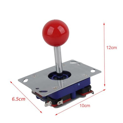 1pcs Arcade Joystick, Adjustable Competition Style Long Handle Joystick Classic 2/4/8 Way Game Joystick Ball for Arcade Gaming Cabinet Button Kit