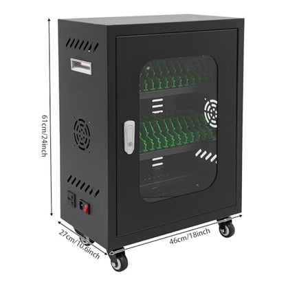 Rechargeable Mobile Phone Charging Cabinet,30 Slots Cell Phones Charging Station Portable Cellphone Charging Cart with Combination Lock, for Students and Employees, Tourists (30Slots) - size: 30Slots