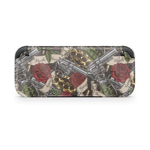 Glossy Glitter Gaming Skin Compatible with Nintendo Switch 2 Console Only - Gangster Life - Premium 3M Vinyl Protective Wrap Decal Cover - Easy to Apply | Crafted in The USA by MightySkins - color: Gangster Life, size: Switch 2 Console Skin Only, style: G