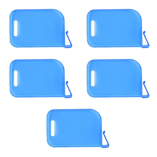 5pieces Trading Card Box Baffle Clip Card Storage Partition Board Card Box Divider Clapboard - color: Blue