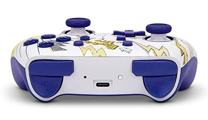 PowerA Nano Enhanced Wireless Controller for Nintendo Switch - Pokémon: Pikachu School Days, mini, portable, gamepad, motion controls, bluetooth - color: Pikachu School Days