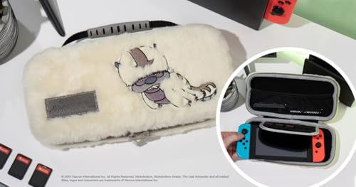 Numskull Avatar: The Last Airbender Hard Shell Travel Case for Nintendo Switch and OLED Model Console - Fits 10 Games and Switch Accessories - color: Avatar: TLA