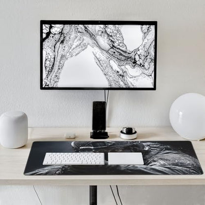 Large Gaming Mouse Pad with Non-Slip Rubber Base, Tactical Soldier Design, Smooth Surface for Work, Office and Home, 35.4" x 15.7 - color: Tactical Soldier