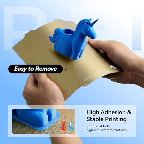 Chitu Systems 4 Pack Textured PEI Build Plates for Bambulab A1 Mini | Magnetic Spring Steel Sheets with Hook for PlateCycler C1M, 184x184mm High Adhesion Replacement - size: Extra 4 PEI Double Textured Kits