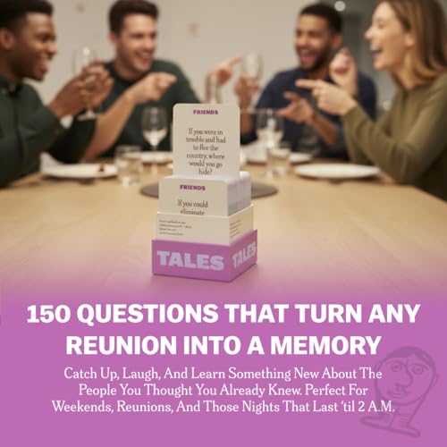 TALES 150 Conversation Cards, Friends Edition, Get to Know Your Friends - color: Friends Edition