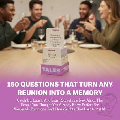 TALES 150 Conversation Cards, Friends Edition, Get to Know Your Friends - color: Friends Edition