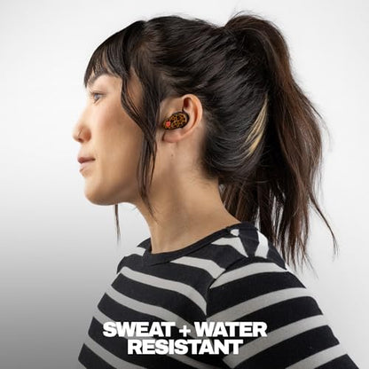 Skullcandy Method 360 ANC Wireless Earbuds with Sound by Bose - Leopard | In-Ear Fit, Premium Active Noise Cancellation, 40 Hours Battery, Sweat and Water Resistant, Microphone for iPhone Android - color: Leopard