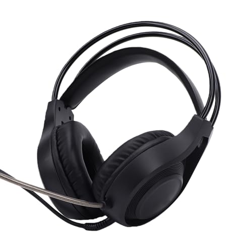 EBTOOLS Wired Gaming Headset 50mm Driver 7.1 Surround Sound, Over Ear Headphones with Noise Cancelling Microphone Memory Foam Ear Cushions for PC Switch