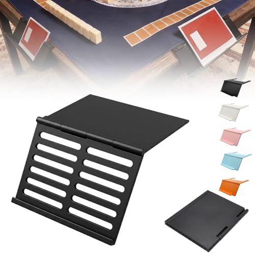 Mahjong Card Holder for Table, Under Mat Slide in Stand Angled Viewing Rack Foldable 3D Printed Space Saving Accessory for American Mahjong Mat (B - 01) - color: B - 01