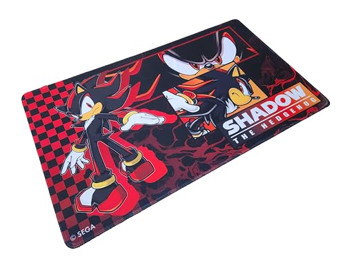KESS: Sonic: Playmat - Modern Shadow - 23.75 x 13.5 Neoprene, Non-Slip, Tabletop Accessory, Comfort-Protection, Card-Board-Dice-RPG Games, Mouse Pad - style: Modern Shadow