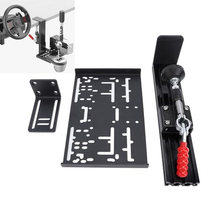 PC USB Simulator Shifter Clamp, Racing Shifter Handbrake Kit for G Driving Force Universal Mount with Quick Release Clamp