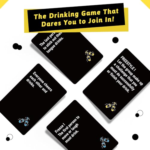Etyishe Drinking Games for Adults,Drink Up and Dare,Adults Games for Game Nights, Exciting Card Games for Bachelorette Party Games & 21st Birthday Gift, with 50 Funny Game Cards, Spice Up Your Party