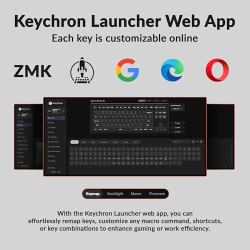 Keychron Q3 Ultra Wireless Mechanical Keyboard 8KHz Polling Rate, TKL 2.4G/Bluetooth 5.3/Wired Up to 660 Hours Long Battery Life, Hot-Swappable Aluminum RGB Gaming ZMK for Mac/Windows/Linux-White