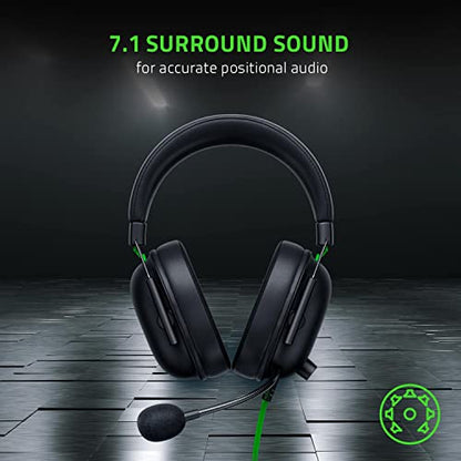 Razer BlackShark V2 X Wired Gaming Headset with 7.1 Surround Sound, 50mm Drivers, Noise Cancelling Mic (Pack of 8) - color: Black, size: USB (Pack of 8), style: PC