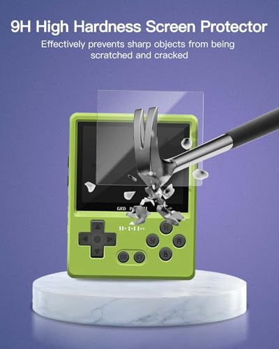 3 pack Screen Protector for GKD Pixel 2 Handheld Game Console, 9H Hardness Tempered Glass for GKD Pixel 2,Anti-Scratch, Bubble Free, HD Clarity