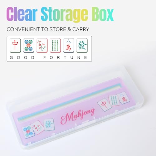 Mahjong Line Finder, 4 Pack Bright Mahjong Rules Helper Reader Beginner-Friendly Accessories - Mixed - color: Mixed