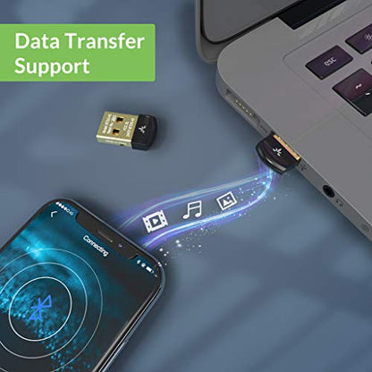 Avantree DG45 USB Bluetooth Adapter Dongle for PC, Computer, Desktop & Laptop, Compatible with Windows 11/10/8.1/8 Only - Connects Bluetooth Headphones, Speakers, Keyboards & Mice ONLY (Not 2.4G/WiFi) - style: Bluetooth Adapter 5.0