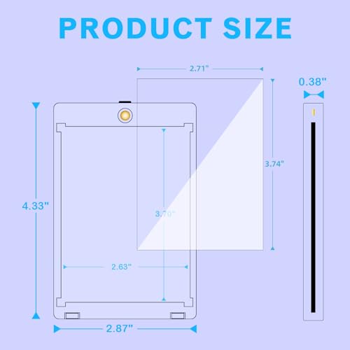 20 Pack 130pt Sleeved Card One Touch Holders Including 30 Sleeves | Fits Sleeved Card First, Inner Size 2.63″×3.70″, Clear Hard Case for Trading Cards, Sports Card, Games Cards, Baseball Cards - size: 130PT Card Holder20ct + Soft Sleeves30ct