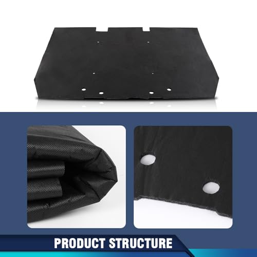 PIT66 Hood Insulation Pad 1/2" W/ Clips Compatible with Range Rover Classic Only 1987-1995 - style: 1987-1995 Range Rover Classic Only