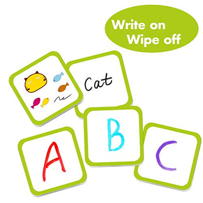 36 Pair Animal Matching Game Flash Cards Erasable (Each Measures 2” X 2”) - style: Real Animals