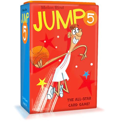 Melon Rind Jump 5, Math Game for Kids Learning Multiples of 5, Lively Basketball Themed Card Game, a Fun Math Activity for Boosting Confidence, Quick and Easy Screenless Fun, Ages 7+ - style: Multiples of 5
