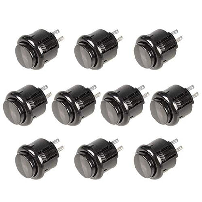 EG STARTS 10x 24mm Arcade Push Buttons Switch for Video Games Arcade Machine DIY Parts Mame Jamma Raspberry Pi KOF Arcade Pinball Machine Parts & Accessories