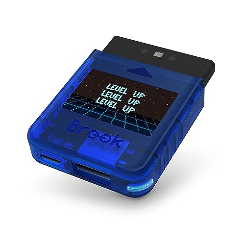 Brook Wingman PS2 Starry Blue Converter - Special Retro Consoles Converter for XB Series X|S, One, 360, Elite 1&2 and PS5/PS4/PS3, NS Pro Controller on PS2/ PS1/ PS Classic Consoles (Starry Blue) - color: Starry Blue