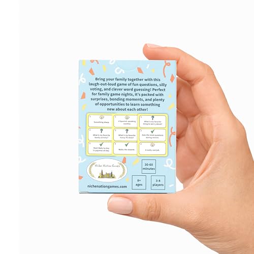How Well Do You Know Your Family? Fun Guessing Game for Family Game Night | Family Bonding Activities | Fun Family Card Games For Kids, Teens & Adults | Easy Family Game Night | Ages 8+, 3-8 Players