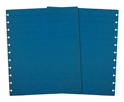 Talia Discbound Notbook - Cover and Disc Set (Set 3 (3pk), Letter Set) - Black, Blue, 90's Pink - color: Set 3 (3pk), size: Letter Set