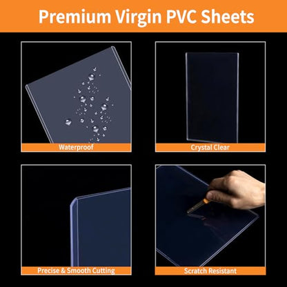 16x20 Toploaders 10ct - Ultra Durable Poster Protectors for Graphic Art, Photos, Crystal Clear PVC, Archival-Safe, Fit 16x20 Inch Sheets - size: 16x20