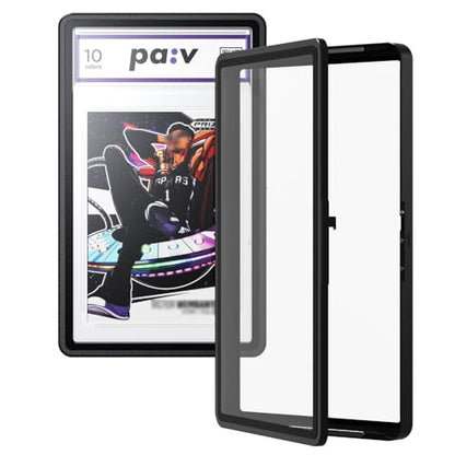 pa:v PAV PSA Snap Case –Premium Aluminium PSA Slab Protector with UV-Resistant Tempered Glass Display - Graded Guard Case for Standard 35PT PSA Slabs with Button Lock, Magnetic Stack Design - color: Black