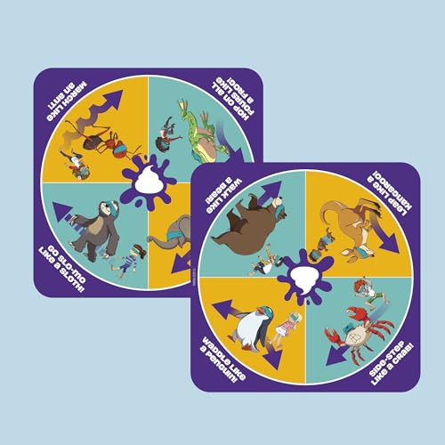 Hasbro Gaming Don't Step in It Preschool Game I Blindfolded, Poop Party Game | Spinner with 8 Fun Animal Moves | Ages 4+| 1+ Players I Funny Kids Board Games | Easter Gift for Kids
