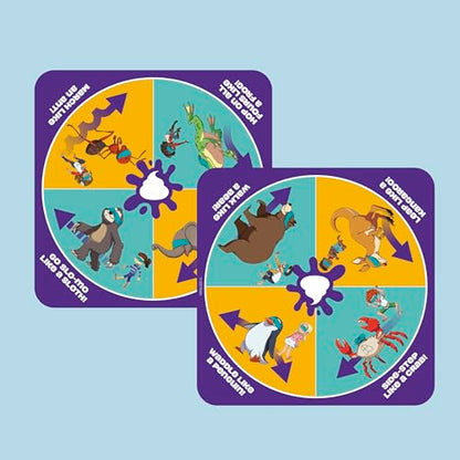 Hasbro Gaming Don't Step in It Preschool Game I Blindfolded, Poop Party Game | Spinner with 8 Fun Animal Moves | Ages 4+| 1+ Players I Funny Kids Board Games | Easter Gift for Kids