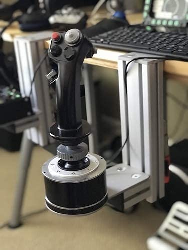 MEZA MOUNT-Desk Mount Compatible with Thrustmaster HOTAS Warthog Joystick and Throttle-with All Installation Bolts ＆ Install Manual (Renewed)